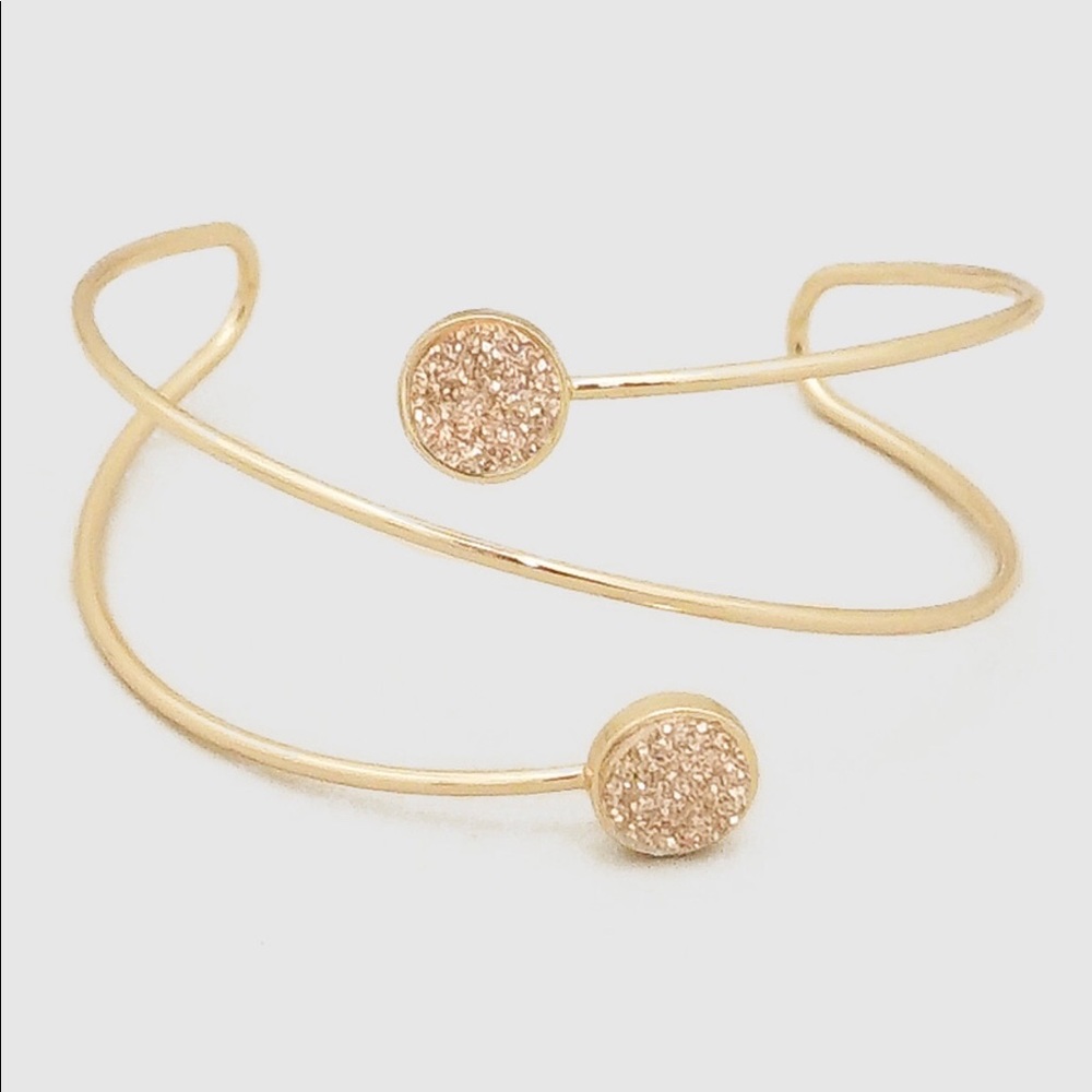 Angelina Druzy Cuff Bracelet